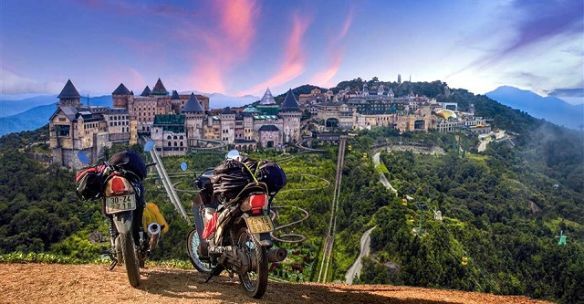 Kinh nghiệm di chuyển và lưu trú tại Bà Nà Hills: xe máy đi bà nà hills, thuê xe máy đi bà nà hills.